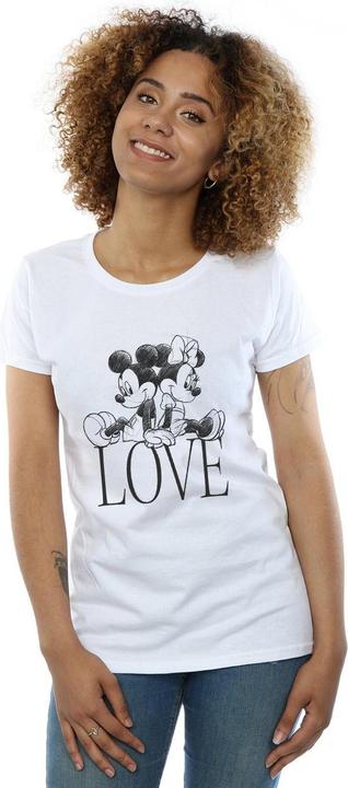 Immagine prodotto Disney Mickey And Minnie Mouse Love Maglietta Donna (L)
