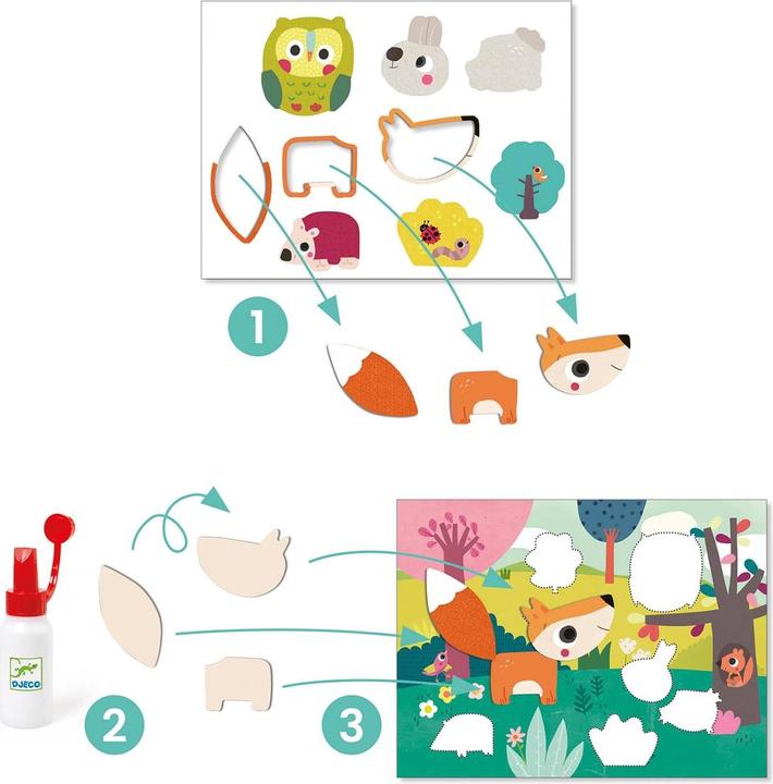 Produktbild Djeco Meine erste Collage