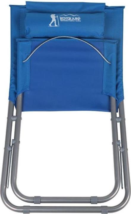 Image du produit Royokamp Chaise de plage pliante, bleu