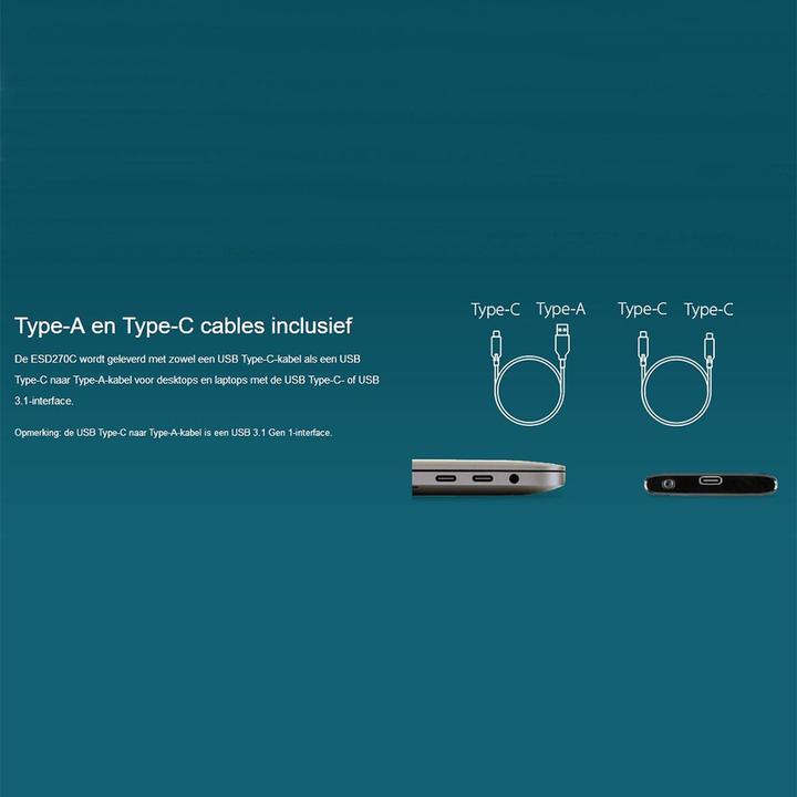 Actual product image Transcend ESD270C (0.50 TB)