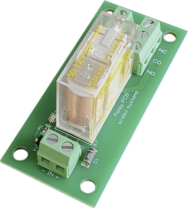 Produktbild Scaleo Systems Relaisplatine 1 St. Typ 24V 2 Wechsler 24 V/DC