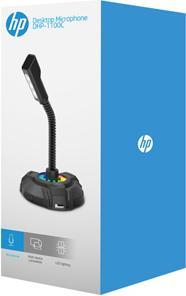 Produktbild HP Computer- Mikrofon, DHP-1100C, schwarz, LED Licht USB Hub