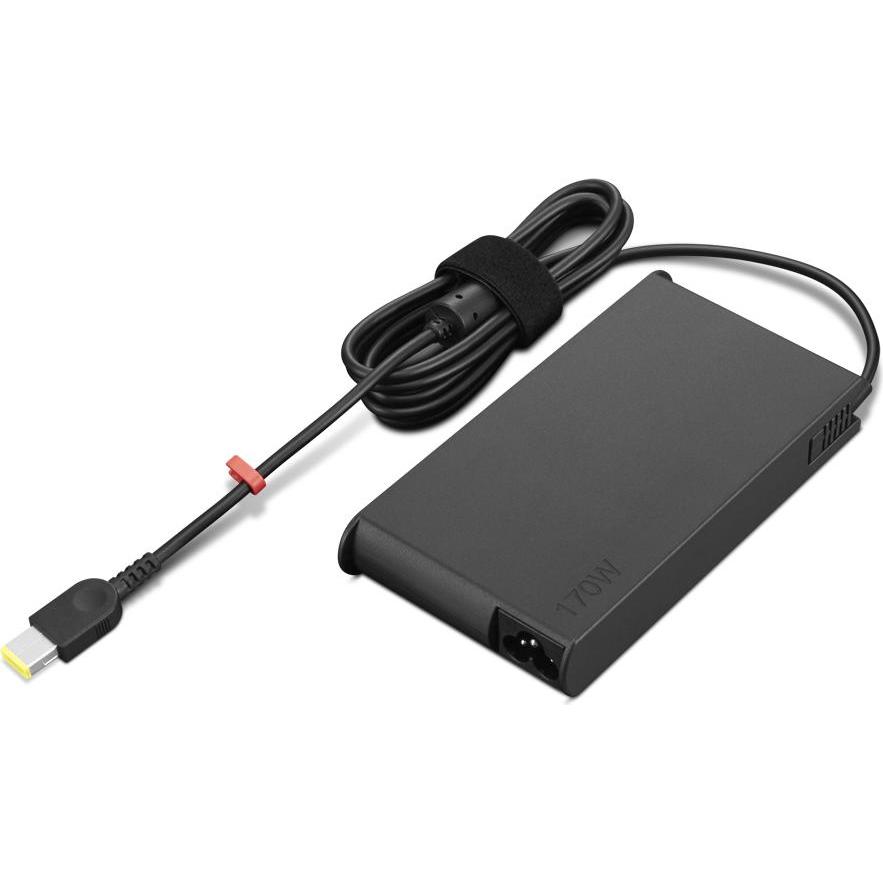 Lenovo Smartphone ThinkStation Slim 170W AC Adapter (Slim tip) -EU , Notebook Ersatzteile, Schwarz