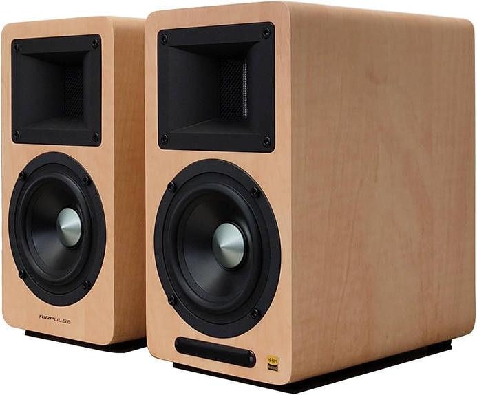 Actual product image Edifier Speakers Airpulse A80 (brown) (1 pair, 20 W)