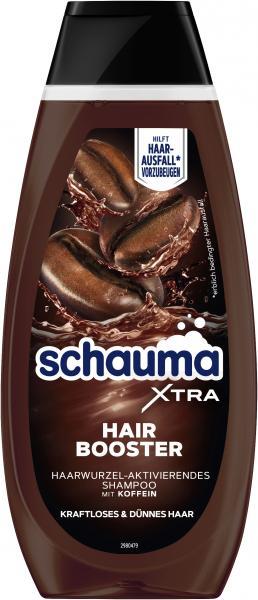 Produktbild Schwarzkopf Schauma Koffein Shampoo Hair Booster 400ml - Hilft, Haarausfall zu reduzieren (400 ml, Läuse Shampoo)