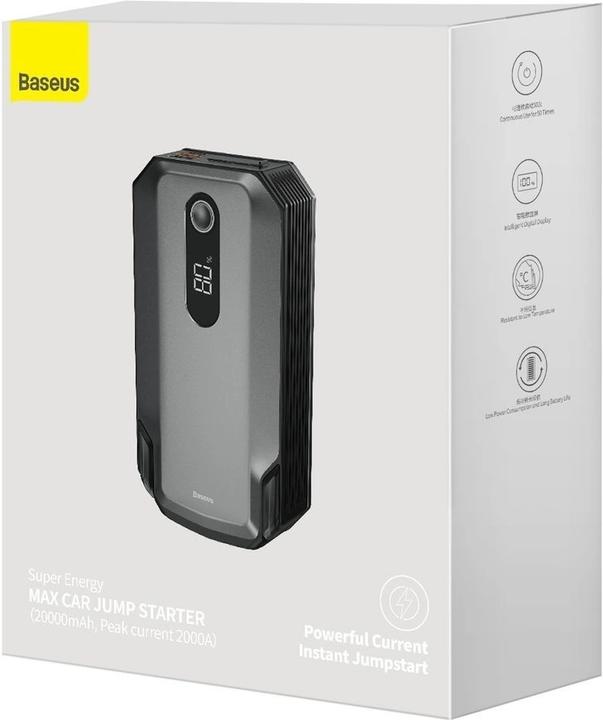 Produktbild Baseus Max Car Jump Starter (20000 mAh, 42 W, 74 Wh)