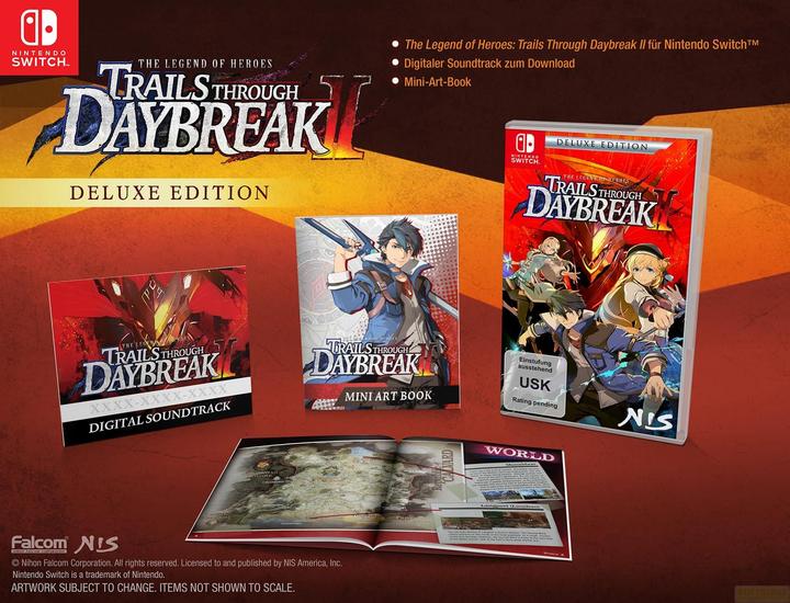 Actual product image NIS The Legend of Heroes: Trails through Daybreak II - Deluxe Ed. (Switch, Switch Lite, Switch OLED, DE)