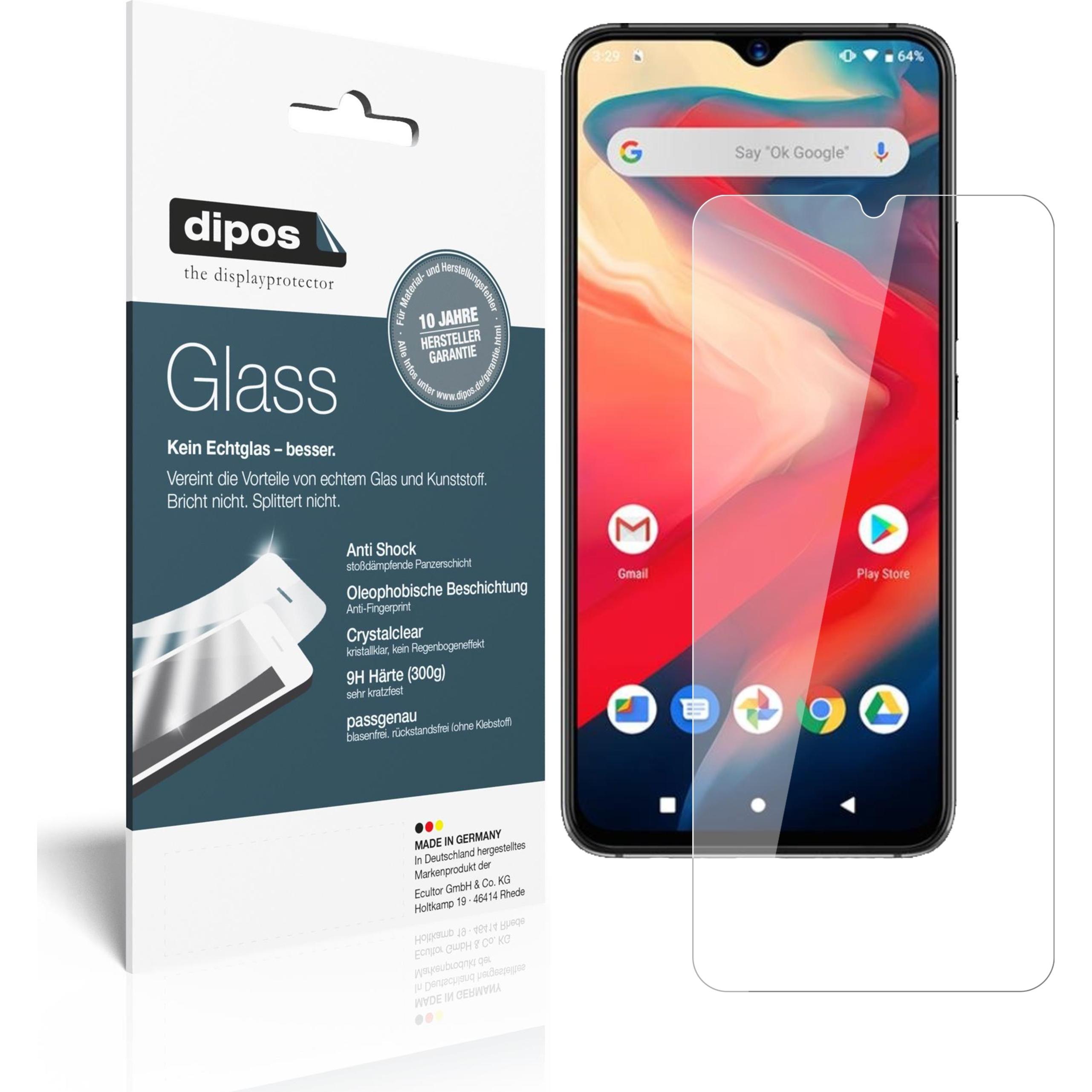 Dipos Displayschutz Anti-Shock (2 Stück, Umidigi S3 Pro), Smartphone Schutzfolie, Transparent
