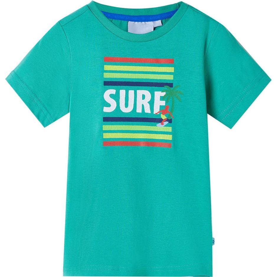 VidaXL, Jungen, Shirt, Jacoby, Grün, (128)