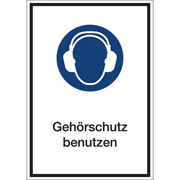 Actual product image kaiserkraft Additional combination signs for mandatory signs, wear ear protection, film