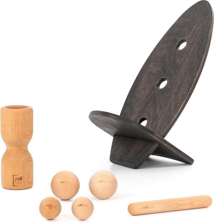 Image du produit Rollholz rollbrett Set gross 2.0 (Buche, dunkel)