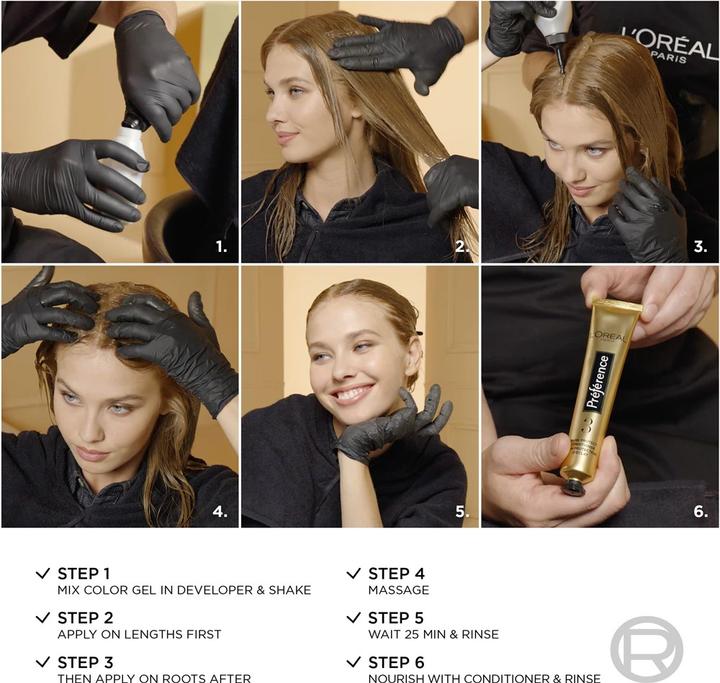 Actual product image L'Oréal Paris Preference Hair Color Moterims 60ml (1021 Stockholm Very Light Pearl Blonde)