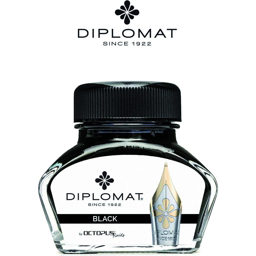 Thumbnail - Diplomat, Ersatzpatrone, Tintenglas Schwarz 30ml (Tintenfass, Schwarz)