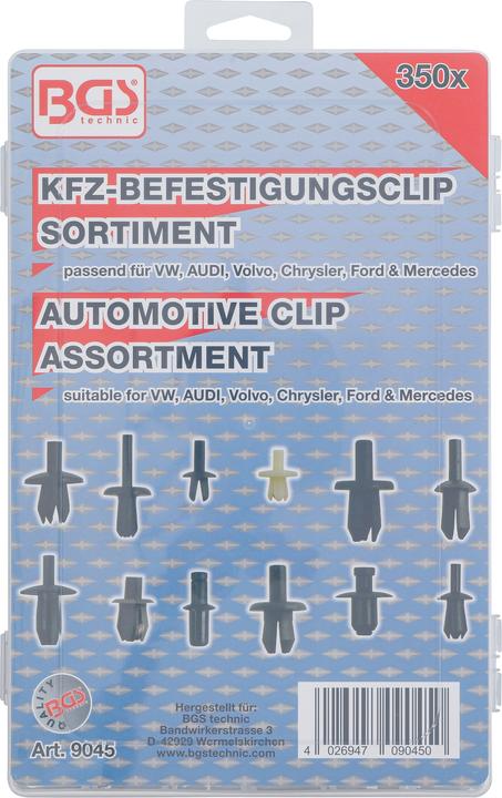 Actual product image BGS Kfz-Befestigungsclip-Sortiment