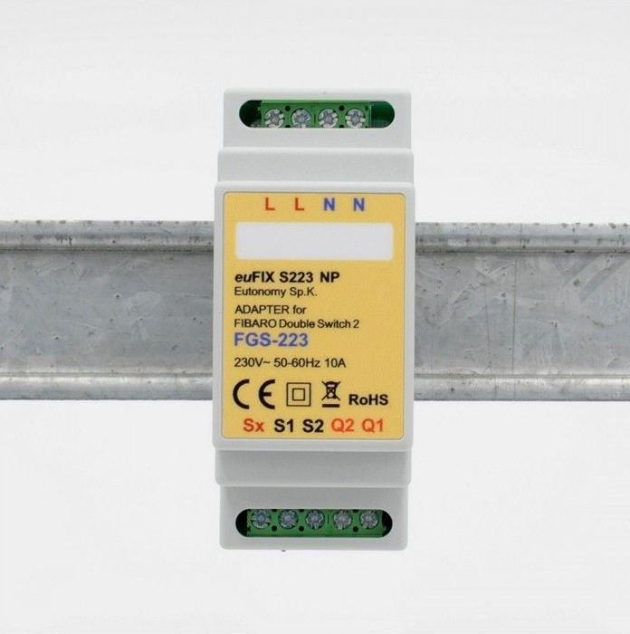Actual product image Eutonomy euFIX S223NP DIN Adapter