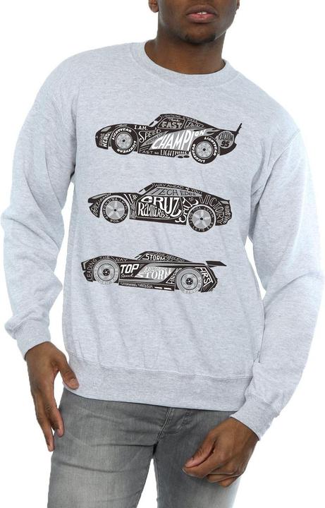 Produktbild Disney Cars Text Racers Sweatshirt (M)