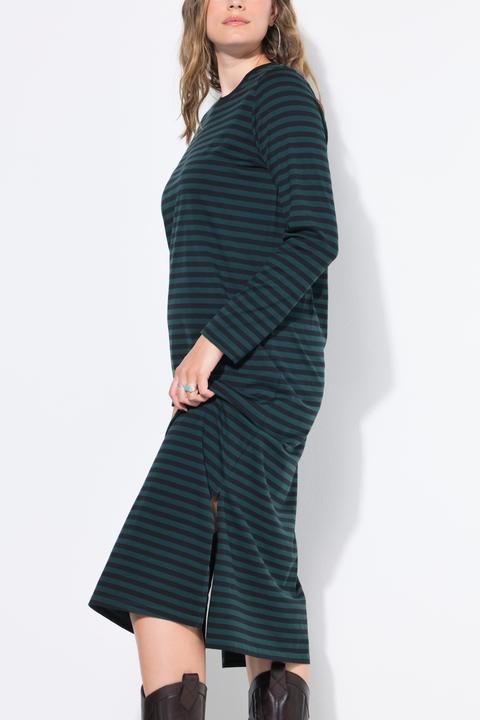 Immagine prodotto Studio Untold Maxi abito dal taglio svasato in jersey con righe e maniche lunghe (46, 48)