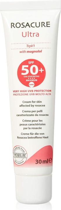 Synchroline Rosacure Ultra SPF50 Cream with Very High UV Protection 30ml (Suntan cream, SPF 50+, 30 ml)