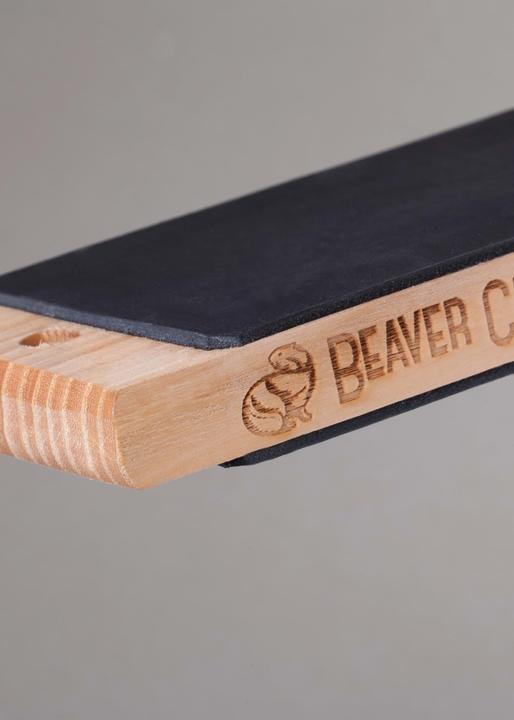 Actual product image Beaver Craft BeaverCraft Dual sided Leather Paddle w P01 (39 cm, 2-piece)