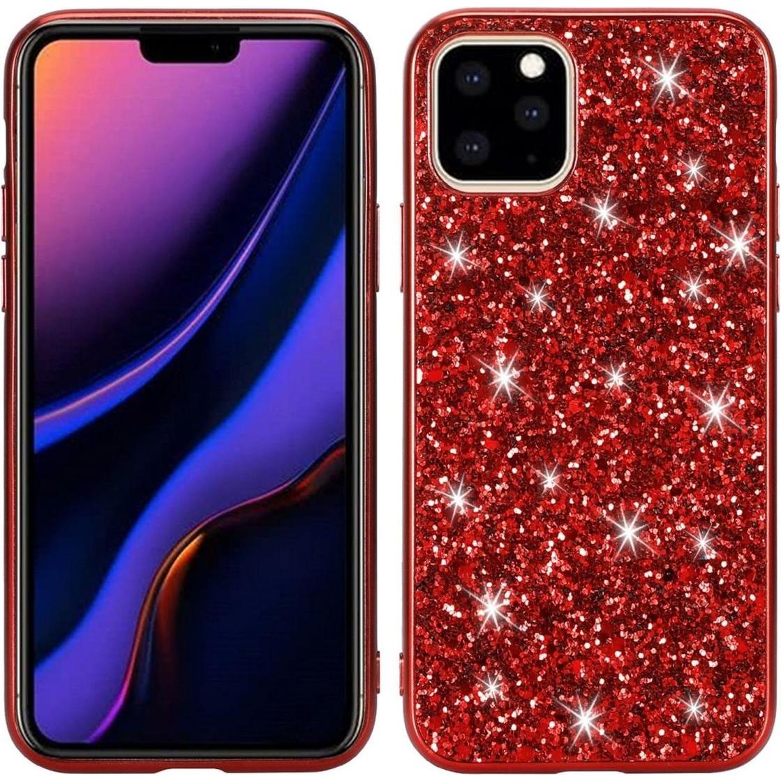 König Design Hülle Handy Schutz für Apple iPhone 11 Pro Case Cover Tasche Etuis Bumper Rot (Apple iPhone 11 Pro), Smartp...