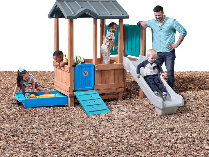 Produktbild Step2 Woodland Adventure Playhouse & Slide