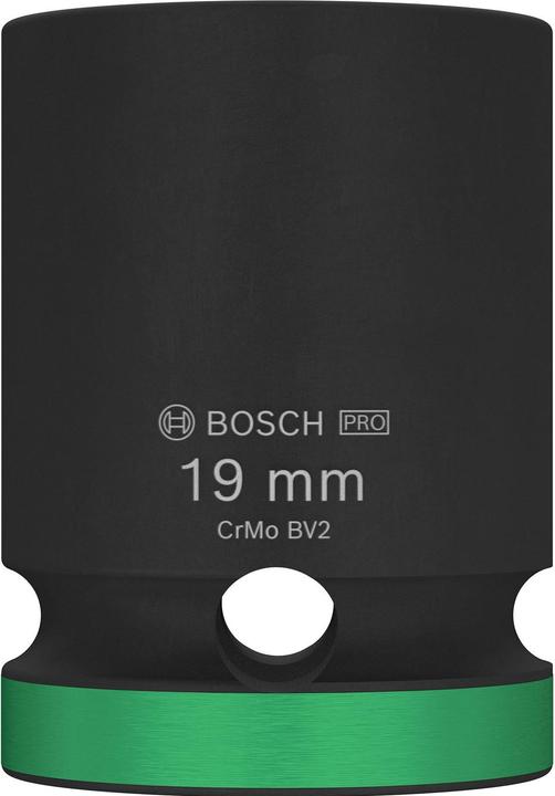 Produktbild Bosch Professional Zubehör PRO Impact Steckschlüsseleinsatz, 1/2", 19 mm, Standard (19 mm)