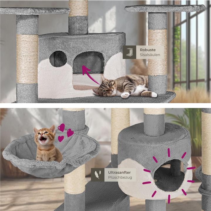 Image du produit tectake Fippi (201 cm, Gris/blanc)