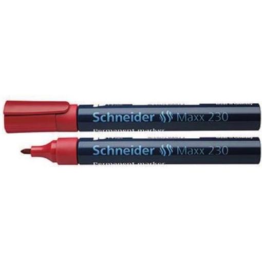 Thumbnail - Schneider, Marker, Permanentmarker Maxx 230 Strichstärke: 1-3 mm Schreibfarbe: rot (Rot, 3 mm, 1 x)