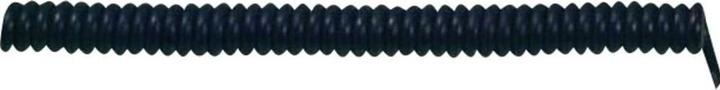 Actual product image Lapp Cable spiral X05VVH8-F 300 mm / 900 mm 5 x 0.75 mm² Black 73222341 1 pc. (0.90 m)