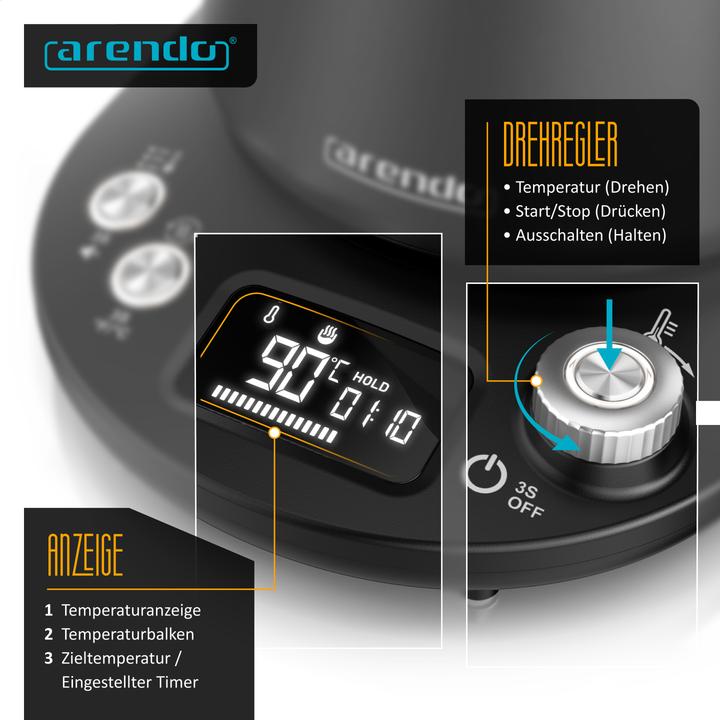 Actual product image Arendo Kettle (1 l)