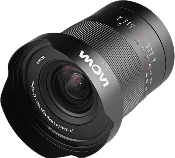 Actual product image Laowa 15mm f/4.5 0.5X Wide Angle Macro (L-Mount, full size)