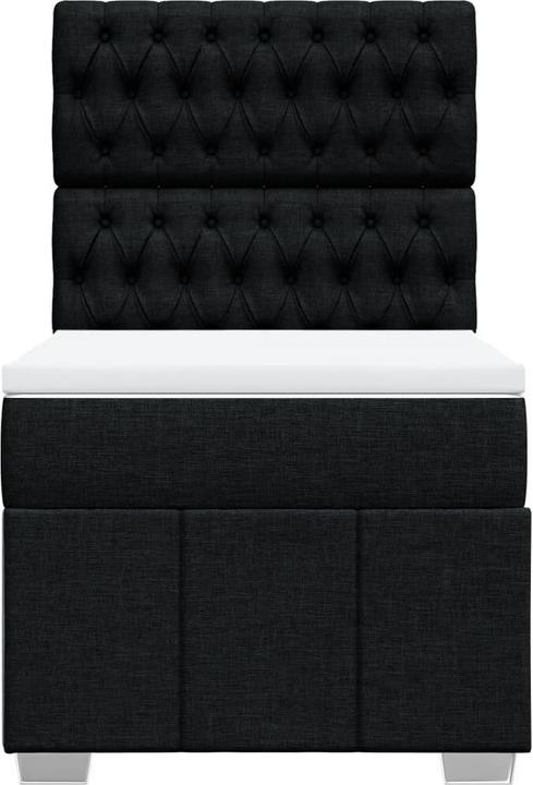 Image du produit VidaXL Bo x lit de saut avec matelas 90 x 200 cm Tissu (90 x 200 cm, 90 x 200 cm)