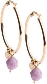 Image du produit Didyma Boucles D'Oreilles - Pierre Naturelle Lepidolite (MAT BIJOU)