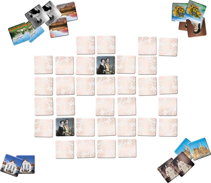 Immagine prodotto Starnberger Spiele Memo Game Elisabeth (Sulle orme dell'imperatrice Sisi) (Tedesco, Inglese)