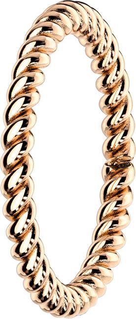 Produktbild Star Piercing Ring rosegold geflochten (50, Stahl)