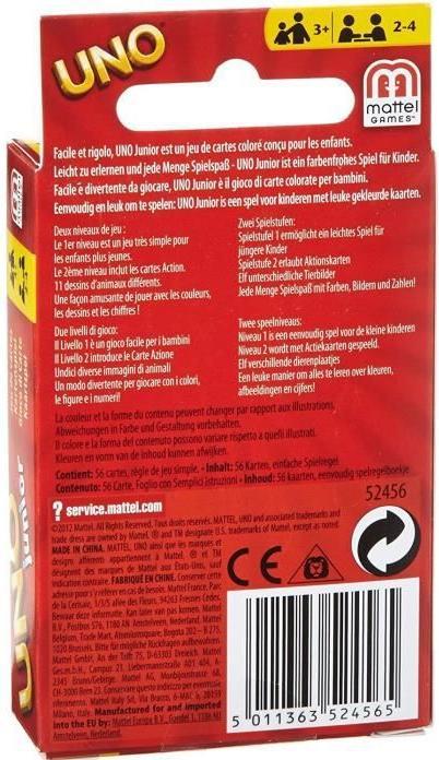 Image du produit Mattel Games Uno (Allemand, Français, Italien, Anglais)