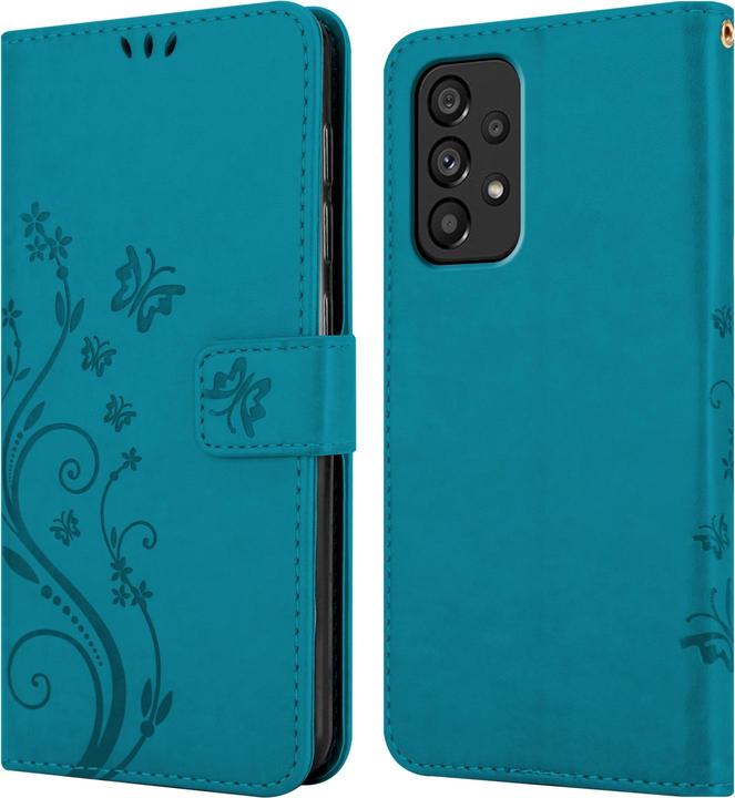 Produktbild Cadorabo Flower Book Hülle für Samsung Galaxy A53 5G (Samsung Galaxy A53 5G)