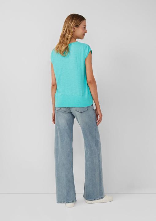 Produktbild s.Oliver Strickpullover Leichtes Stricktop mit V-Ausschnitt (48)