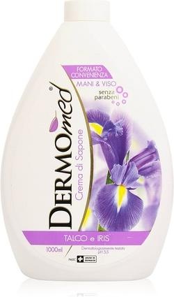Dermomed Crema di Sapone Cremeseife mit Talkum und Irisduft 33.8 Fluid Ounce Bottle - Italienischer Import (Flüssigseife, 1000 ml)
