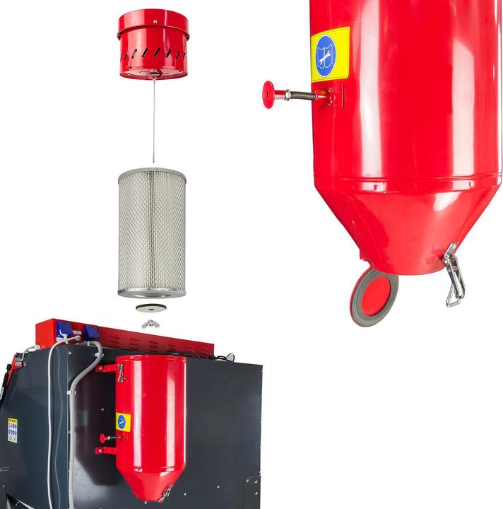 Actual product image Dema Sandblasting cabin (8.50 bar, 690 l)
