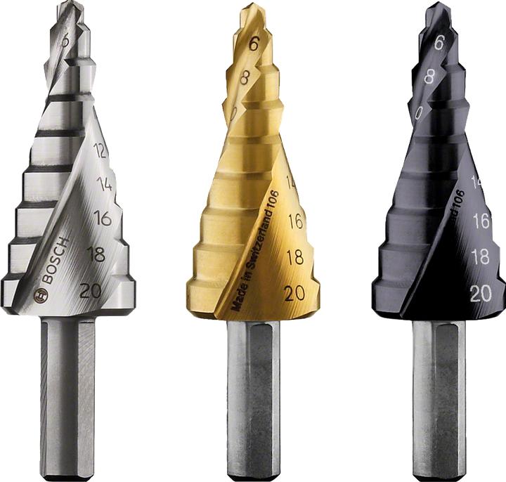 Productafbeelding Bosch Professional Zubehör HSS stapboor 4 - 20 mm TiA (8 mm)