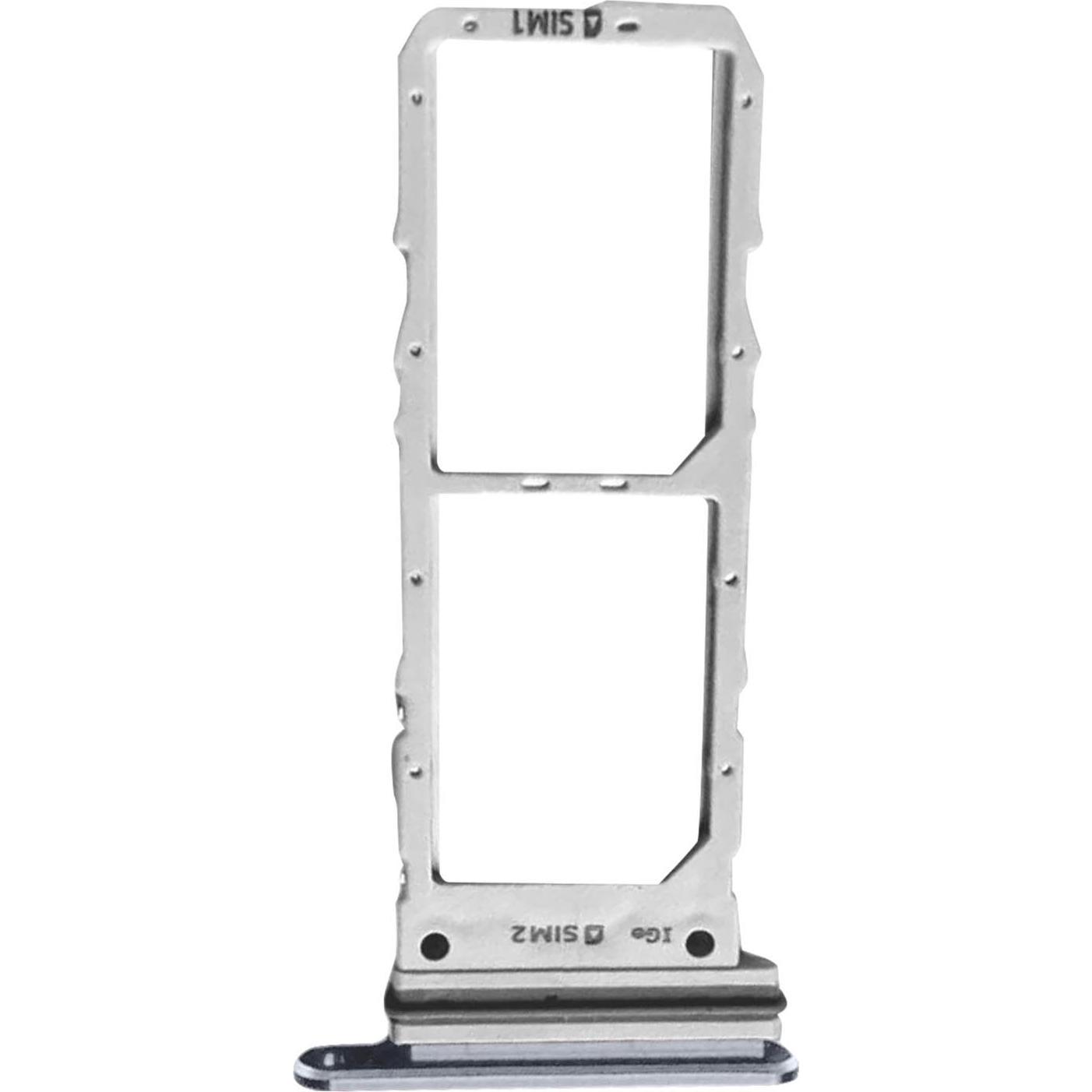 Clappio Ersatz SIM-Halter (SIM-Halterung, Galaxy Note 10), Mobilgerät Ersatzteile, Grau
