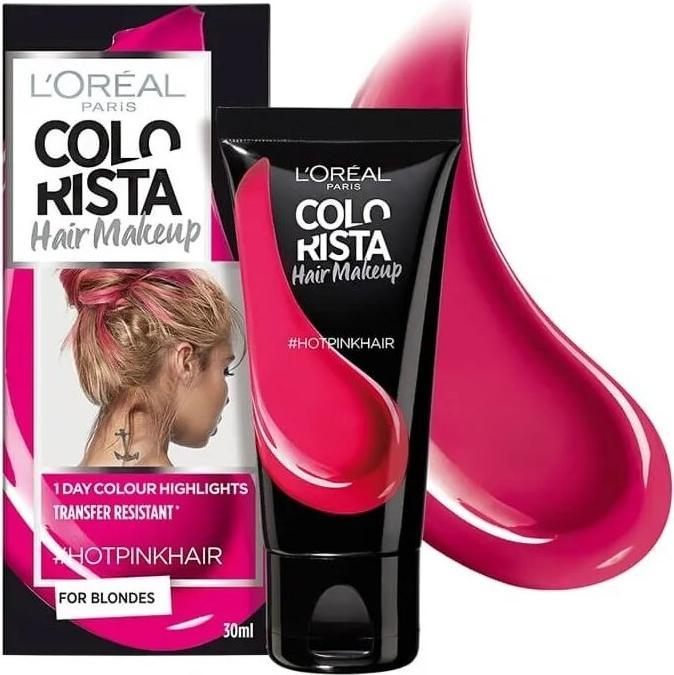 Productafbeelding L'Oréal Paris L'Oreal Colorista Haar Make-up Tijdelijke Haarkleur #hotpink 30ml (#hotpink)