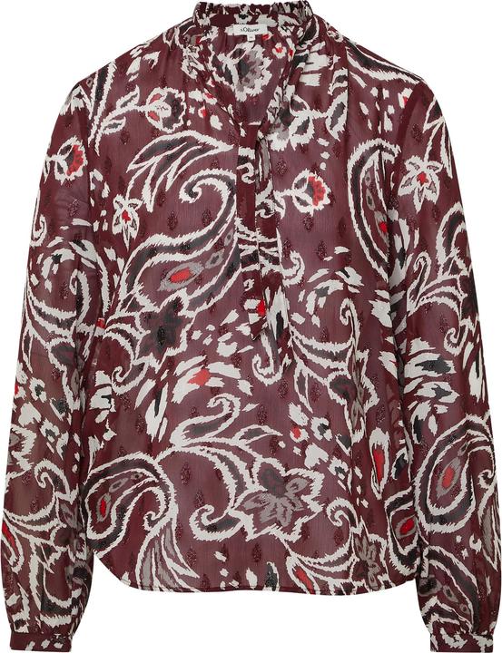 Immagine prodotto s.Oliver Bluse Semitransparente Chiffon-Bluse mit All-over-Print (46)