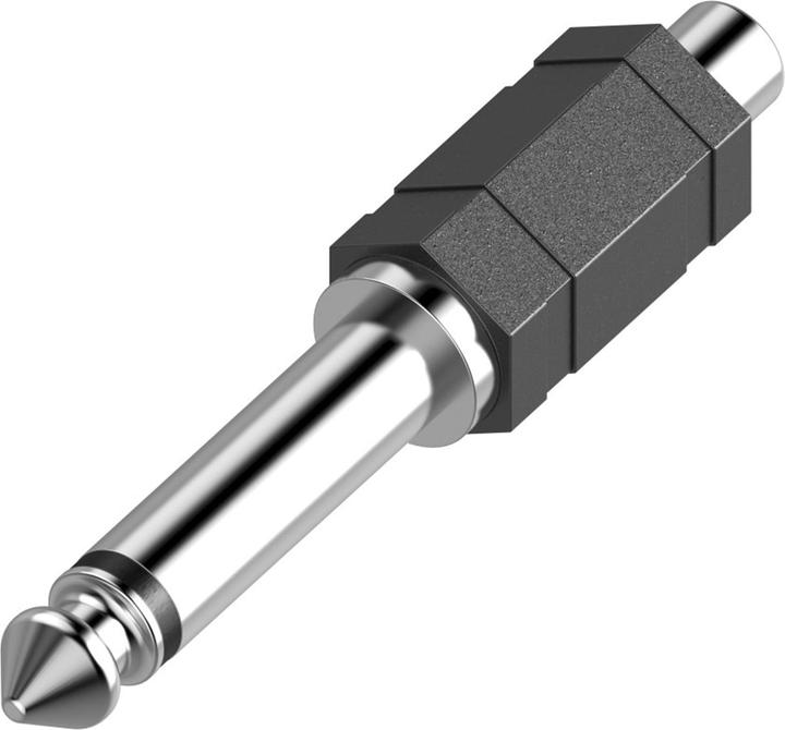 Immagine prodotto Hama Adattatore audio, accoppiamento cinch - spinotto jack 6,3 mm mono (Splitter audio)