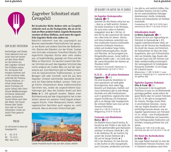 Produktbild direkt Reiseführer Zagreb (Deutsch, Patricia, Fridrich, 2023)