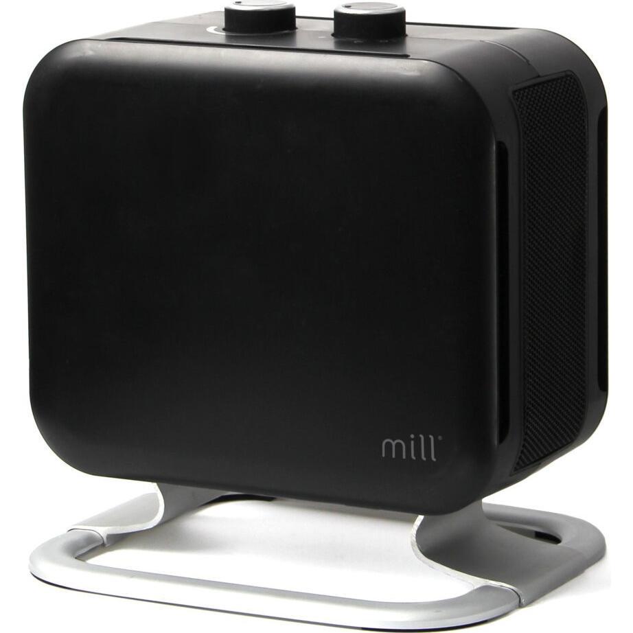 Mill Compatto, Termoventilatore, Nero