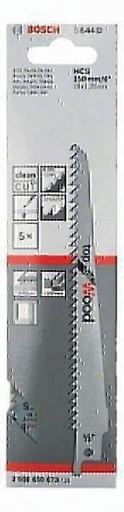 Image du produit Bosch Professional Zubehör Lame de scie sabre S 644 D, Top for Wood, paquet de 5