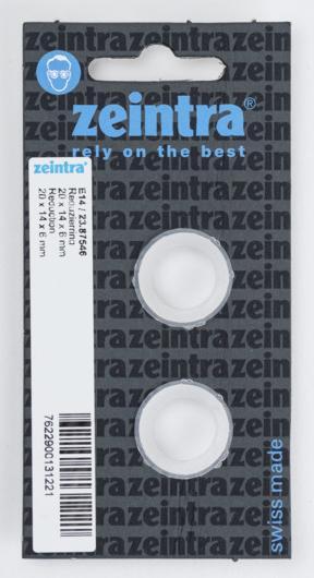 Actual product image Zeintra Insert rings E 14mm (2 pcs.)