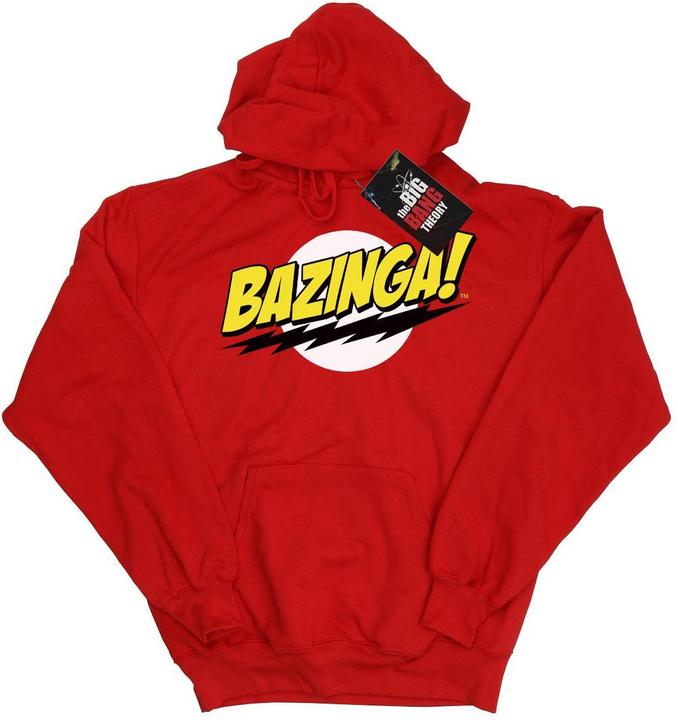 Actual product image Dam Mens Sheldon Bazinga Hoodie (L)